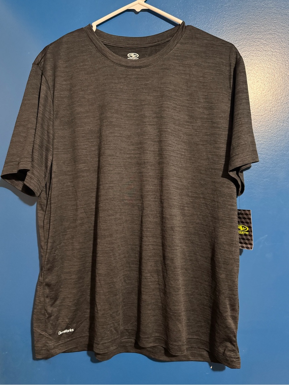 Athletic Works Dark Gray Short Sleeve Performance Tee
